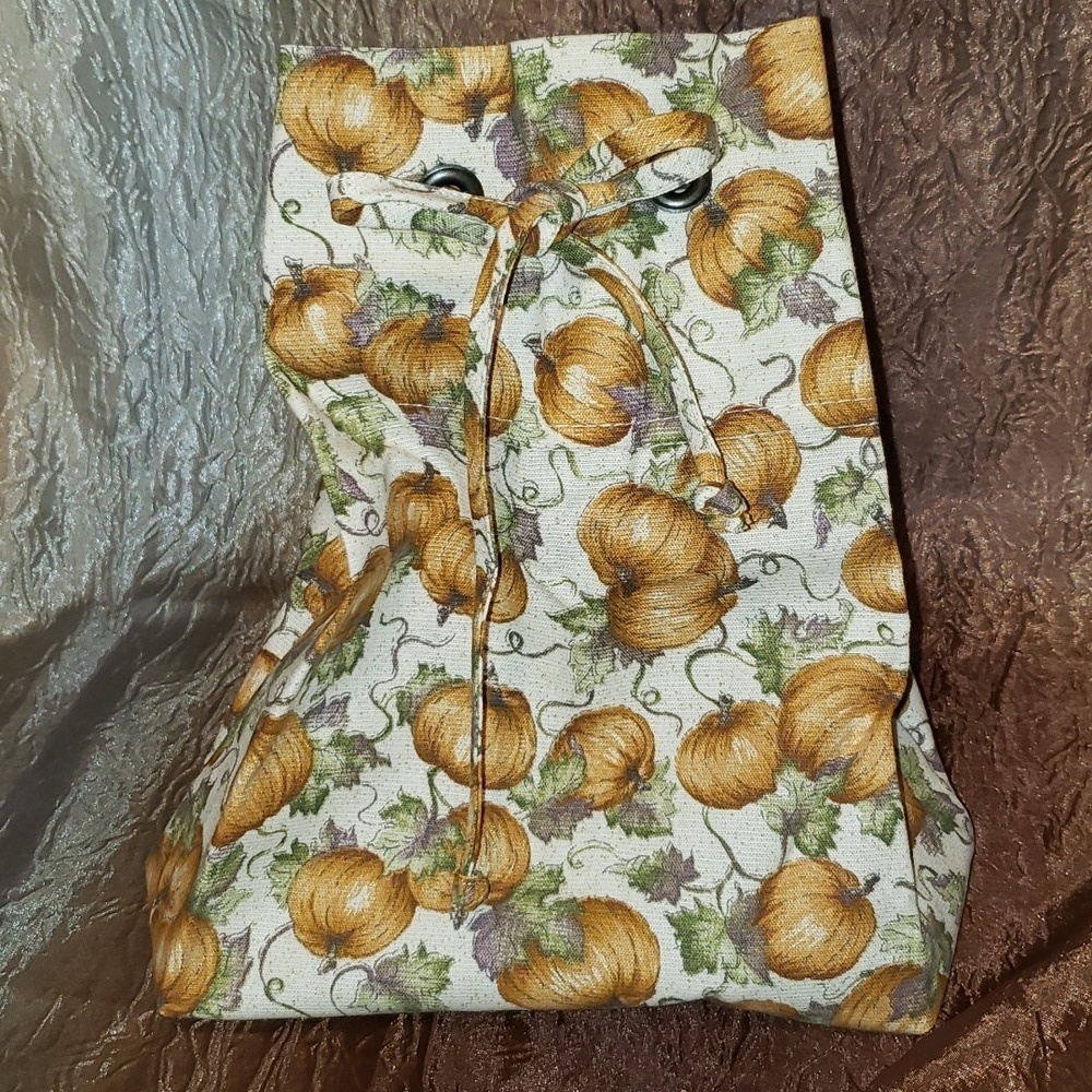 LONGABERGER BASKET AUTUMN TOTE LINER PUMPKIN PATCH 2003